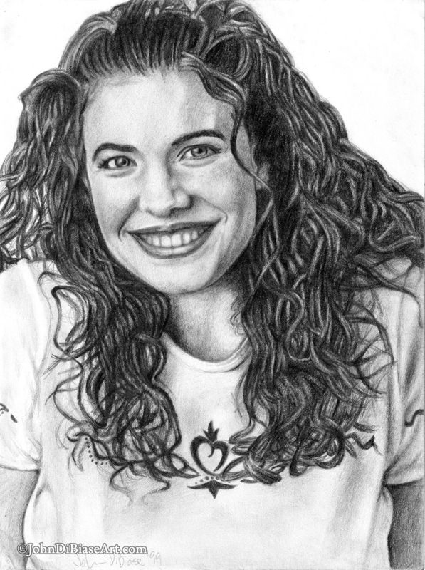 Rebecca St. James 1999 Drawing Print (8.5" x 11")