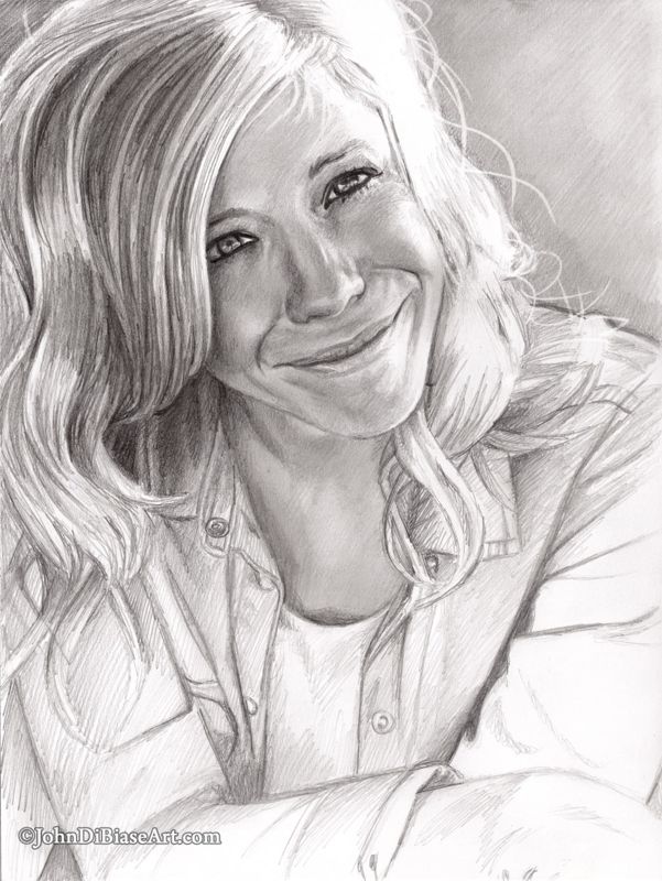 Ellie Holcomb Graphite Drawing Print (8.5" x 11")