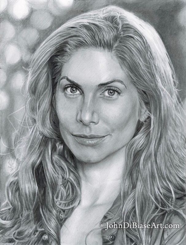 Elizabeth Mitchell as Juliet from LOST Drawing Print