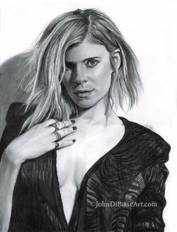 Kate Mara Graphite Drawing Print 8.5 x 11