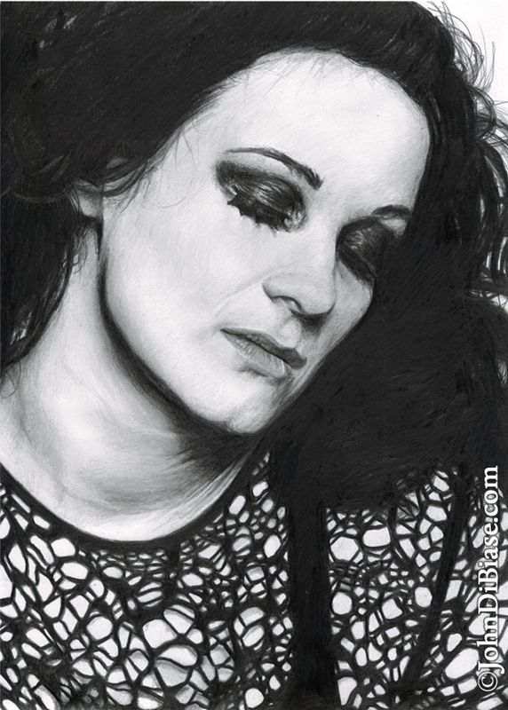 Plumb Graphite Drawing Print (8.5" x 11")