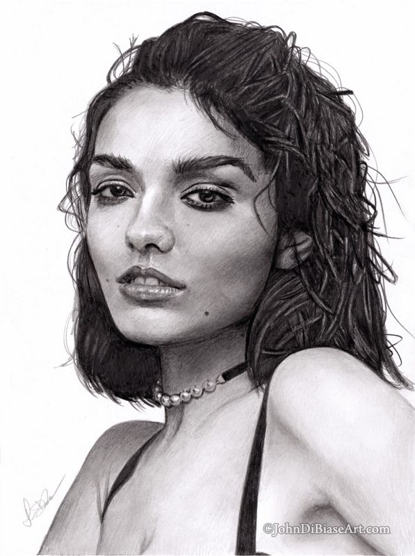 Rachel Zegler Drawing Print (8.5 x 11)