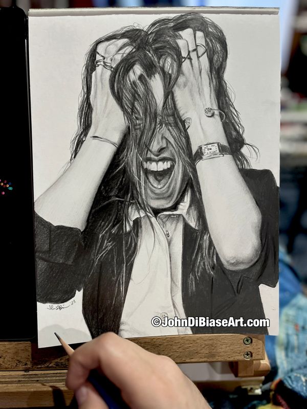 Anna Kendrick Original Graphite Portrait Drawing  (NOT a print) 9x12