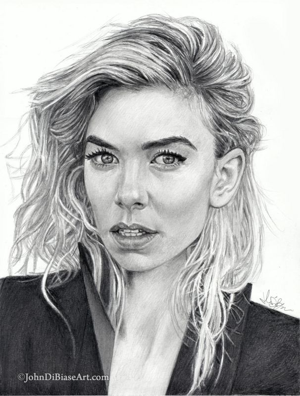 Vanessa Kirby Drawing Print 8.5 x 11