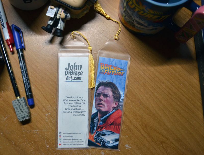 Back to the Future Marty McFly 7.75 x 2.30 Bookmark with Tassel