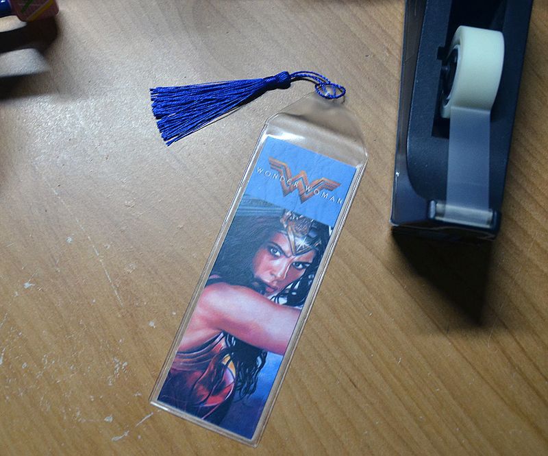 Wonder Woman 7.75 x 2.30 Bookmark with Tassel