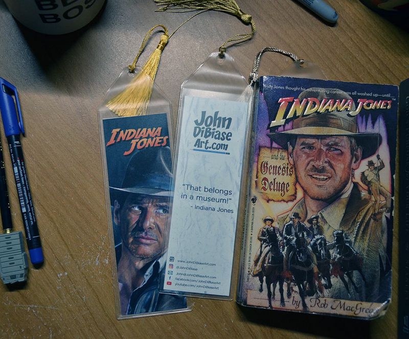 Indiana Jones (Harrison Ford) 7.75 x 2.30 Bookmark with Tassel