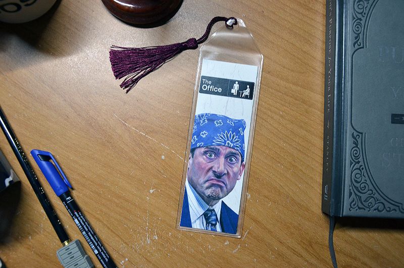 The Office "Prison Mike" 7.75 x 2.30 Bookmark with Tassel