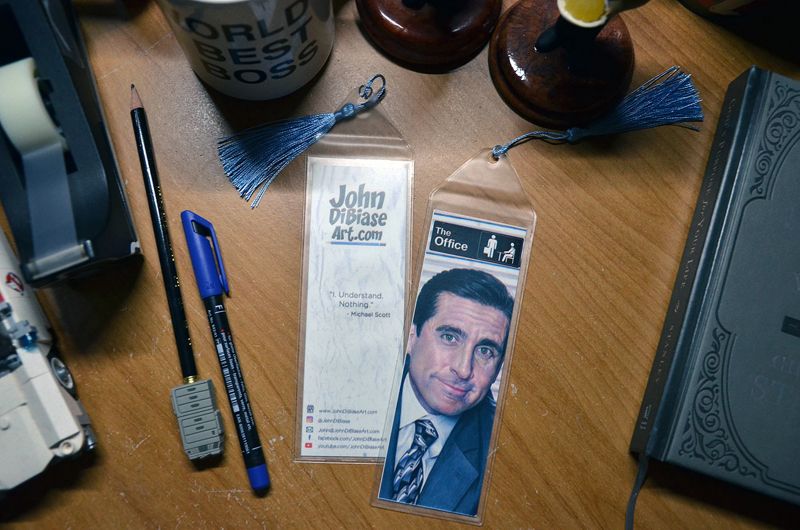 Michael Scott (Steve Carell) 7.75 x 2.30 Bookmark with Tassel