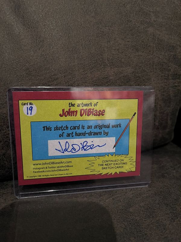 Original Pam Beesly from The Office (Jenna Fischer) Sketch Trading Card - JD Card No. 19