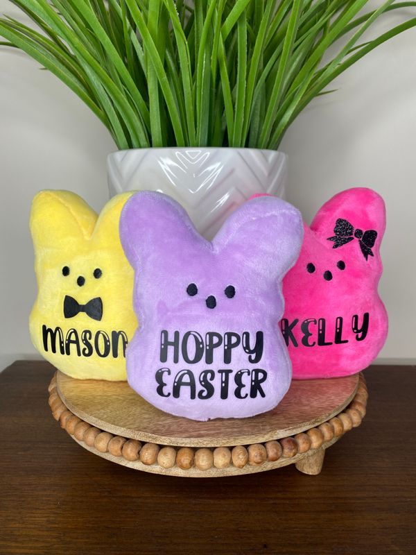 Plush Personalized Easter Bunnies