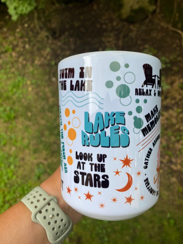 Lake Rules Mug