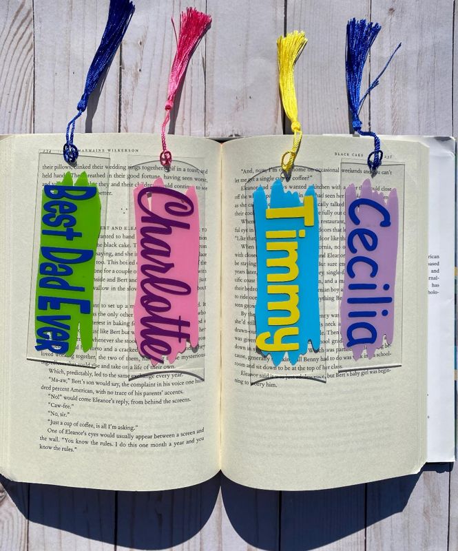 Personalized Acrylic Bookmarks