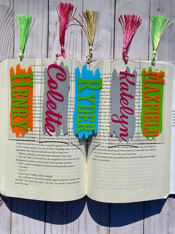 Personalized Acrylic Bookmarks