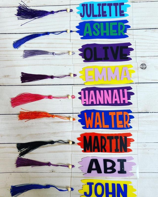 Personalized Acrylic Bookmarks