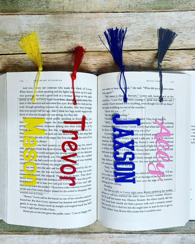 Personalized Acrylic Bookmarks