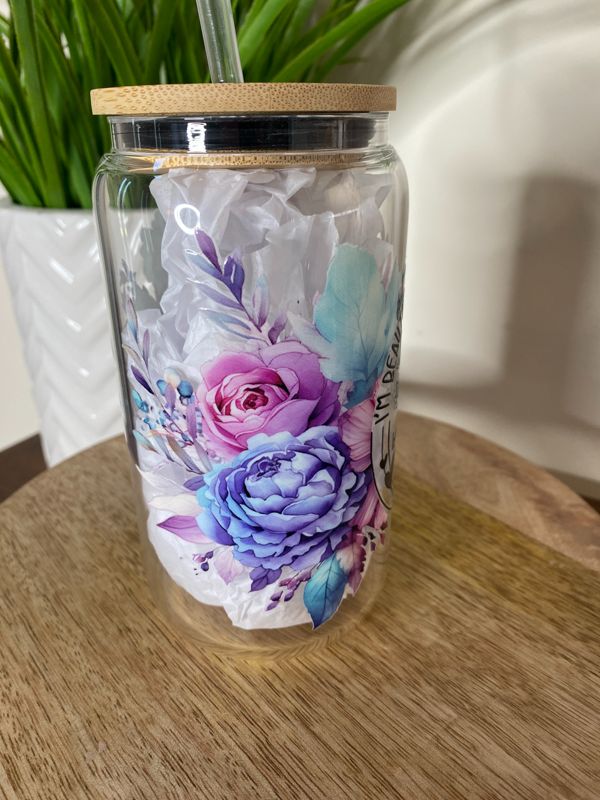 Perfectly Imperfect Glass Beer Can