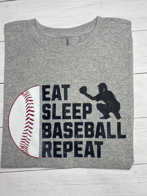 Eat Sleep Baseball Repeat Youth T-Shirt