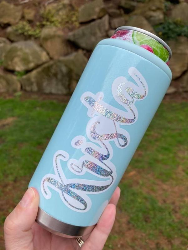 Personalized Skinny Can Cooler