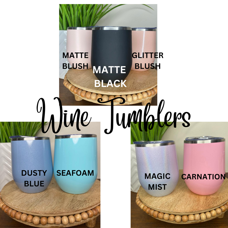 Personalized Insulated Wine Glass