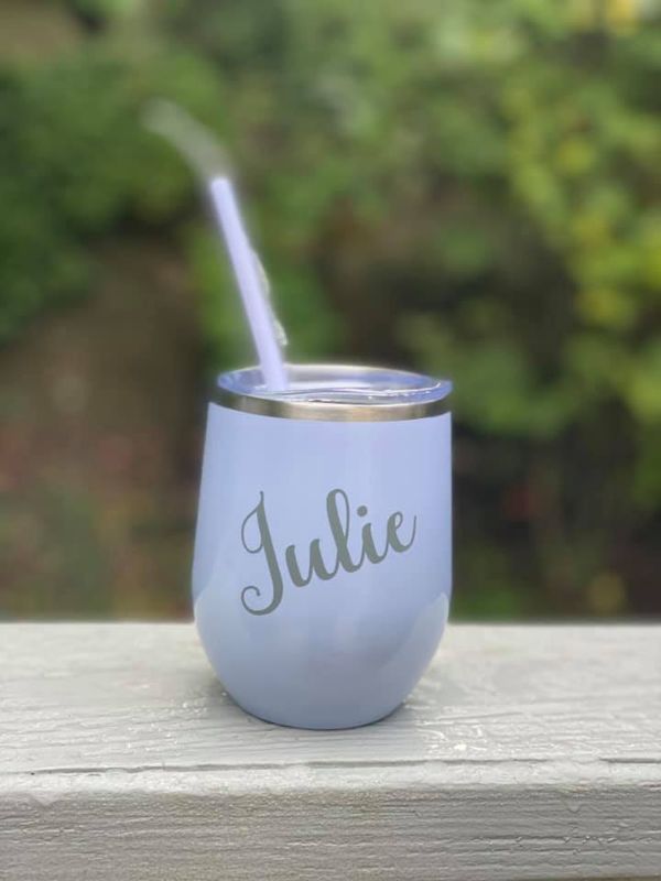 Personalized Insulated Wine Glass