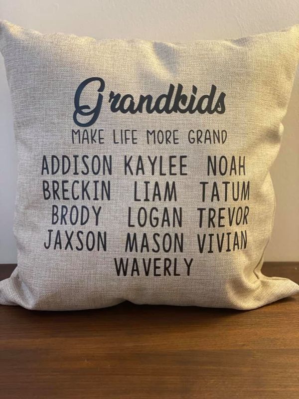 Grandkids Make Life More Grand Pillow