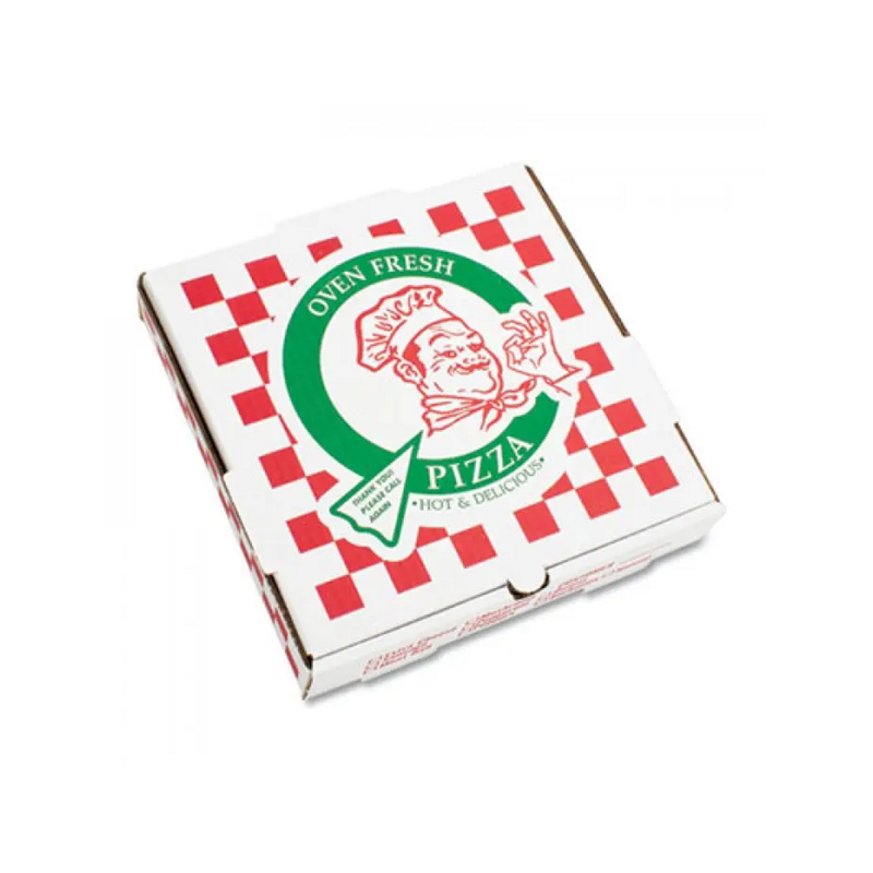 50/Bdl B Flute 12" Corrugated Pizza Box