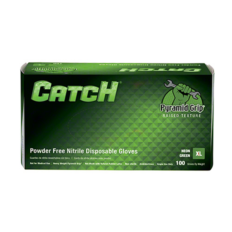 Green  Nitrle Gloves 9 mil XL