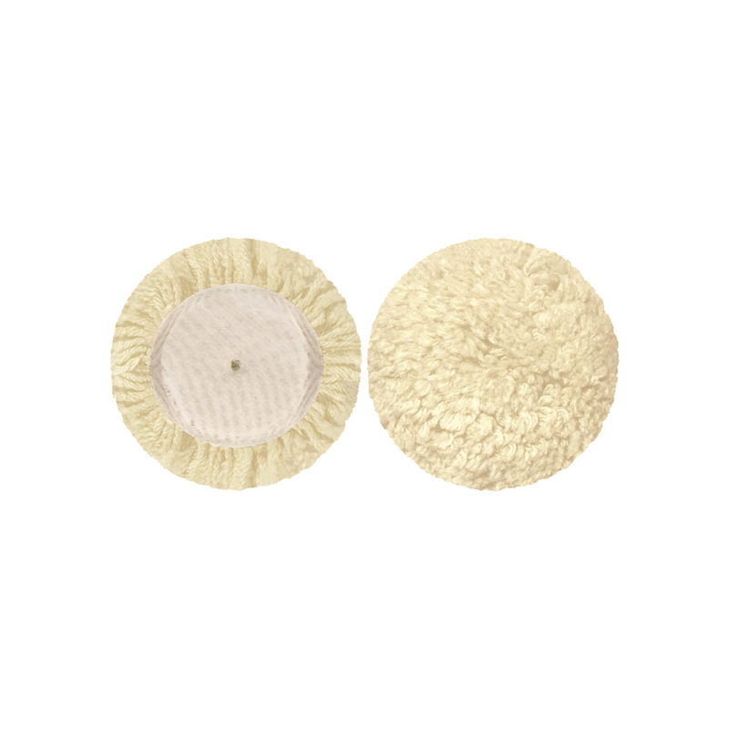 Buff 3" White Wool for Compounding 3" (HB3175)