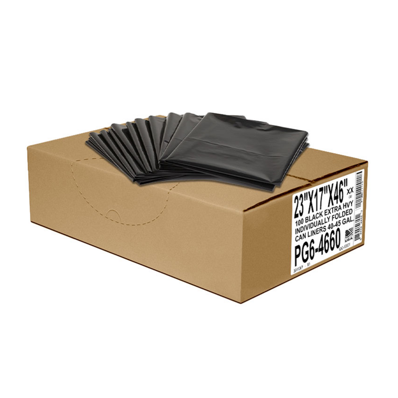 100/cs 23x17x46 2mil Black Liner