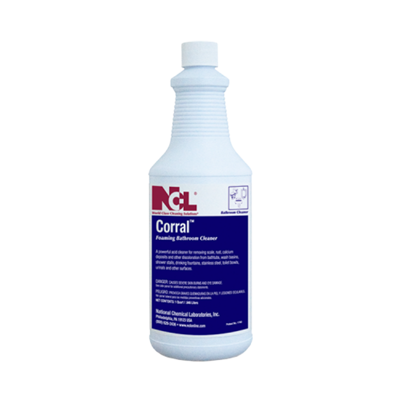1 Quart Corral Foaming Phosphoric Acid Bowl Cleaner