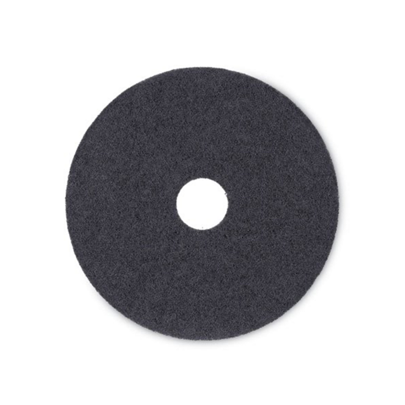 5/cs 17" Black Stripping Floor Pad