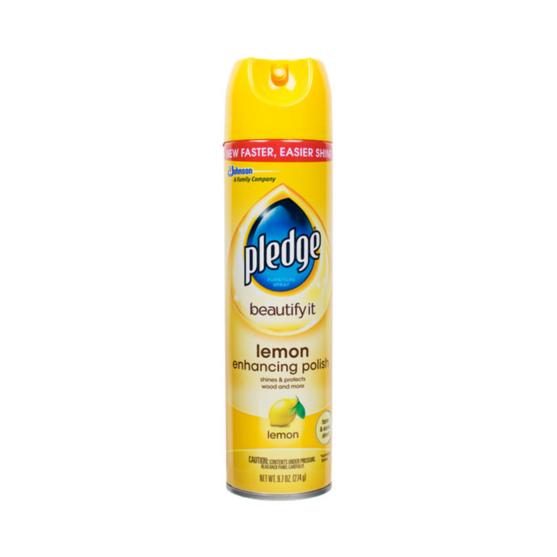 Pledge Beautify Lemon Scent 12/9.7 oz