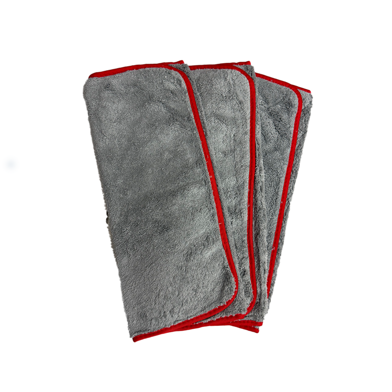 Mf 16x20 Double Sided Grey W/Red Trim Ultra Plush 3/- Knucklebuster
