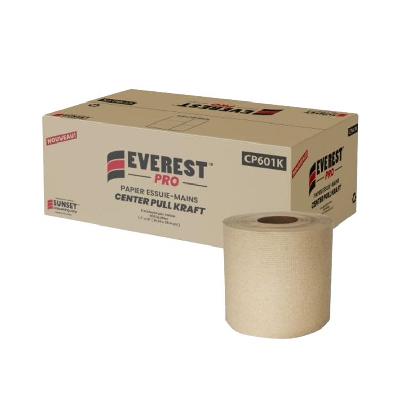 EVEREST PRO KRAFT CENTER-PULL ROLL TOWEL 6/600
