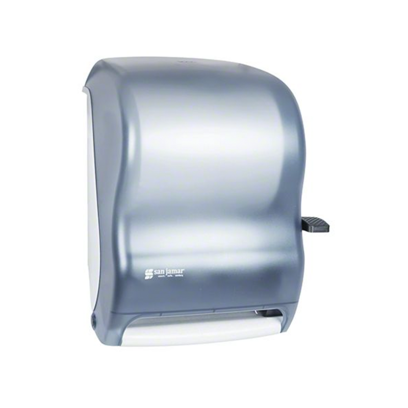 1 ea San Jamar Lever Roll Towel Dispenser Artic Blue