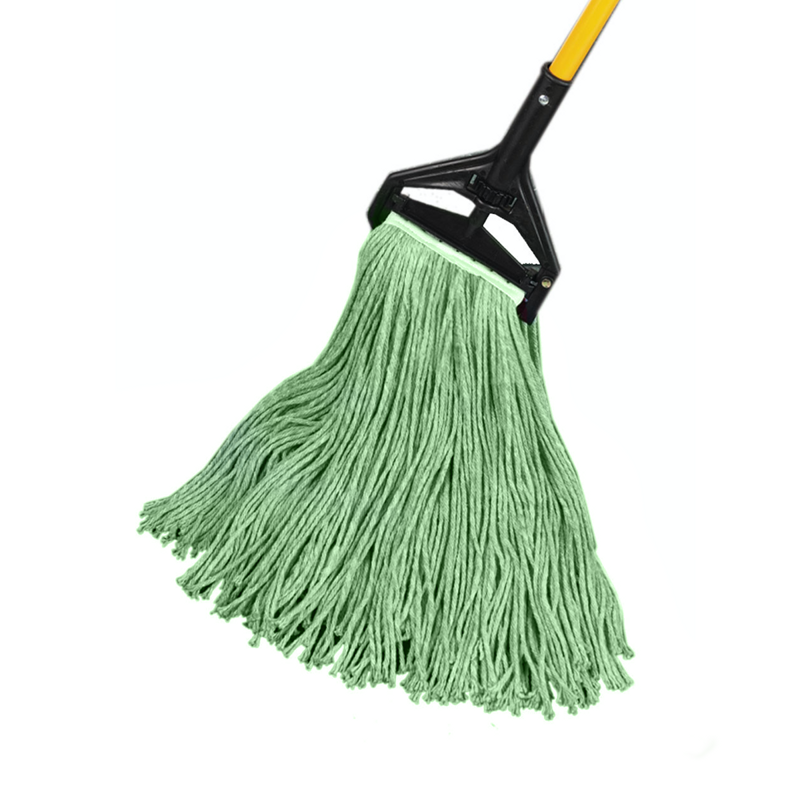 12/cs WB Green Starline Mop w/ 5" Headband