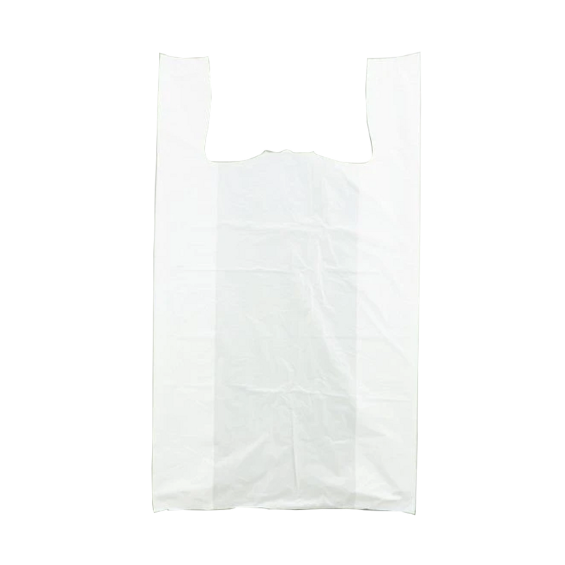 500/cs 17x8x29 White HD T-Shirt Bag w/ Handle