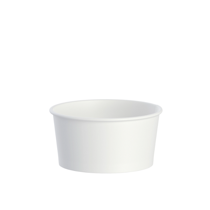 20/50 Solo White Paper 6oz Squat Food Container