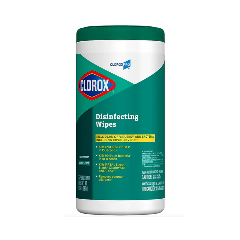 6/75 Clorox Commercial Disinfecting Wipes
