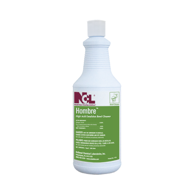 12 Qts Hombre 23% Acid Bowl Cleaner