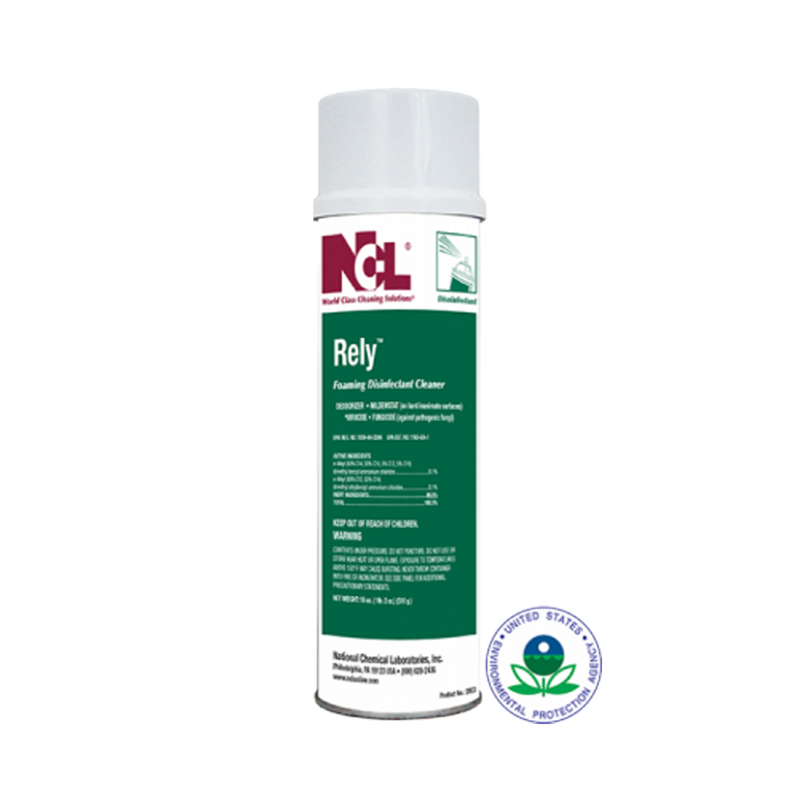 12/108oz Rely Aerosol Foaming Disinfectant Cleaner