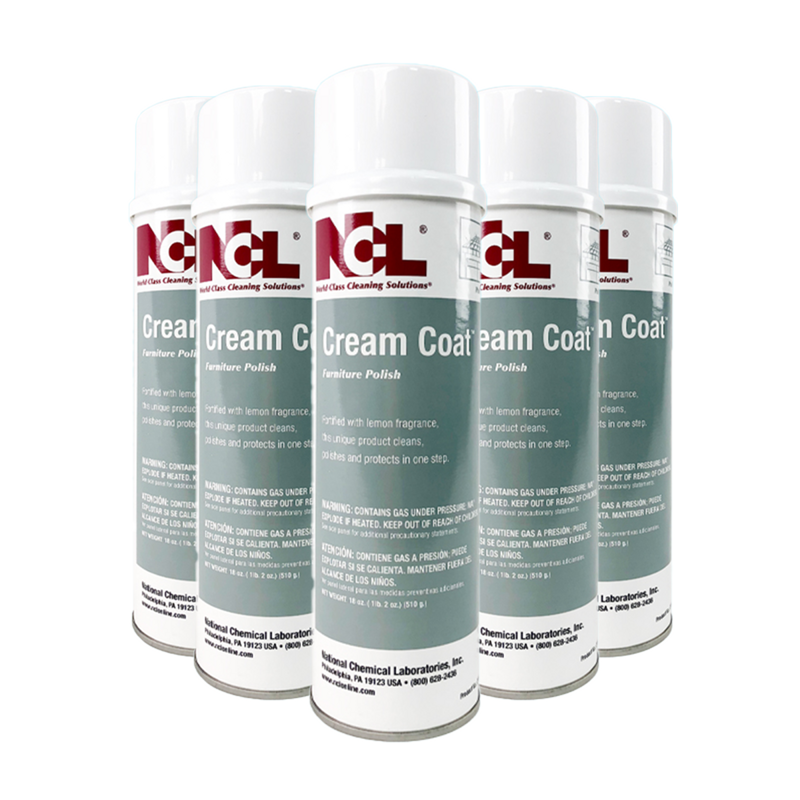 12/cs Cream Coat Aerosol Premium Furniture Polish with Lemon Oil