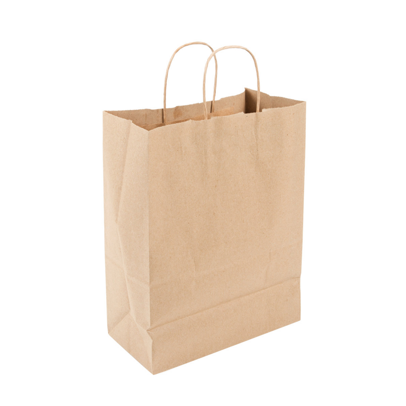 250/bdl Missy 10x5x13 60# Kraft Shopping Sack
