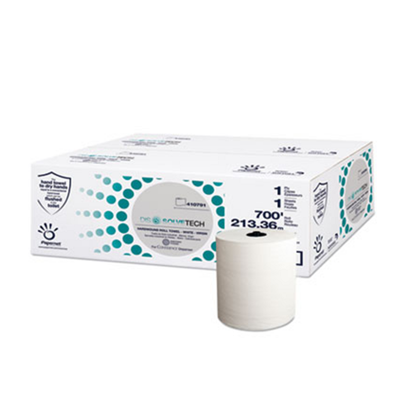 6/cs Dissolvetech 700' White Roll Towel