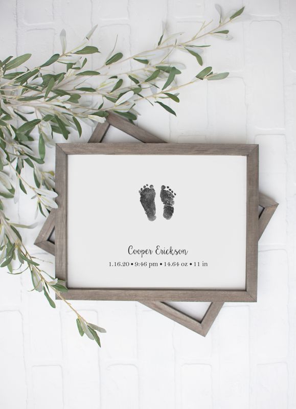 Baby Footprint Art