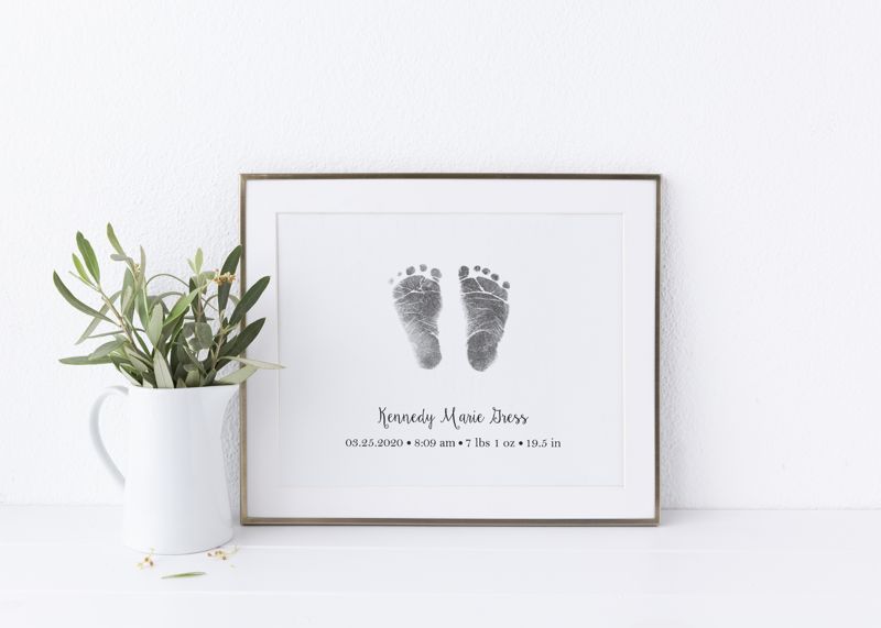 Baby Footprint Art