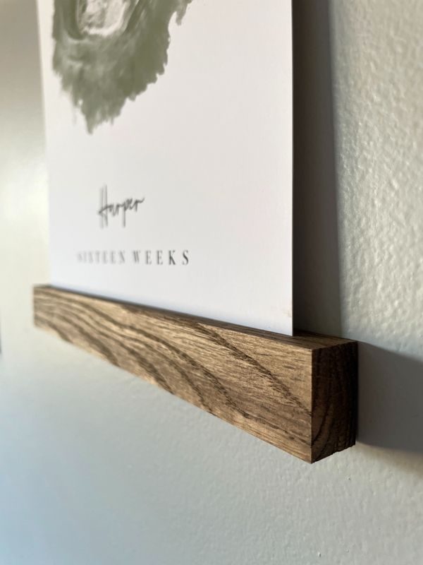 Wooden Frame Hanger | Magnetic Poster Hanger Upgrade - 6 inch