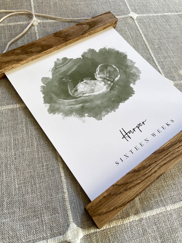 Wooden Frame Hanger | Magnetic Poster Hanger Upgrade - 6 inch