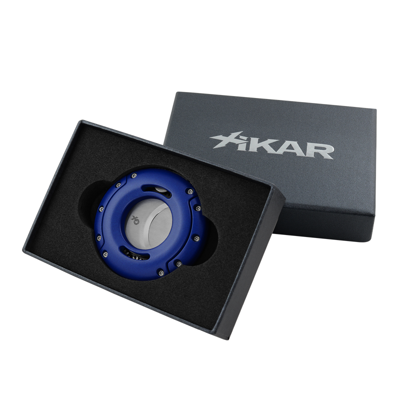 XIKAR® XO Cigar Cutters Blue & Silver